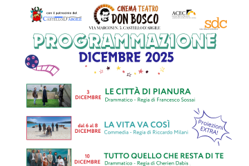 Cinema Teatro Don Bosco - I film in programma nel mese di DICEMBRE