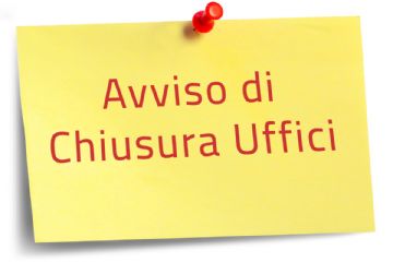 Chiusura Uffici Comunali SABATO 27 DICEMBRE 2025