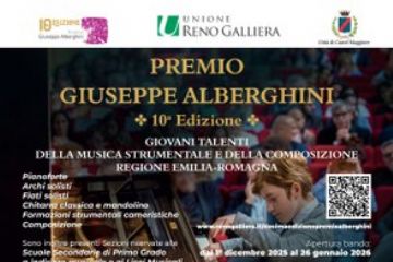Decima edizione Premio Giuseppe Alberghini per giovani talenti della musica strumentale e della composizione della Regione Emilia-Romagna